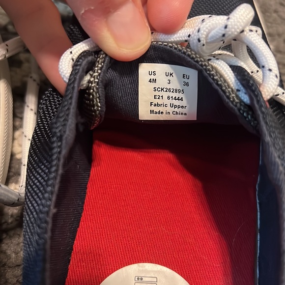 Sperry kid size 4 navy boat shoes new - Picture 6 of 7